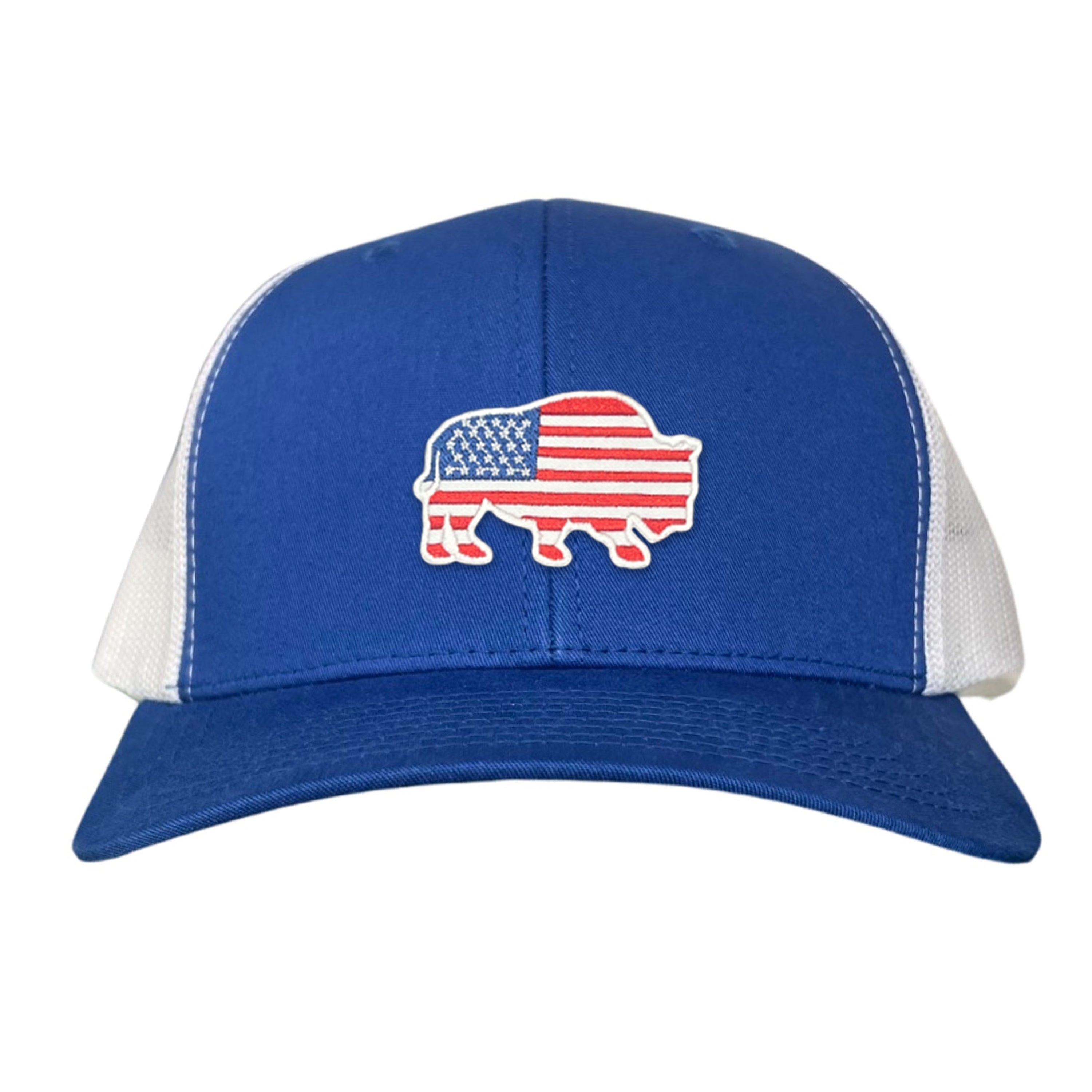 Last Stand Bison American Flag / 068 / MM Last Stand Hats