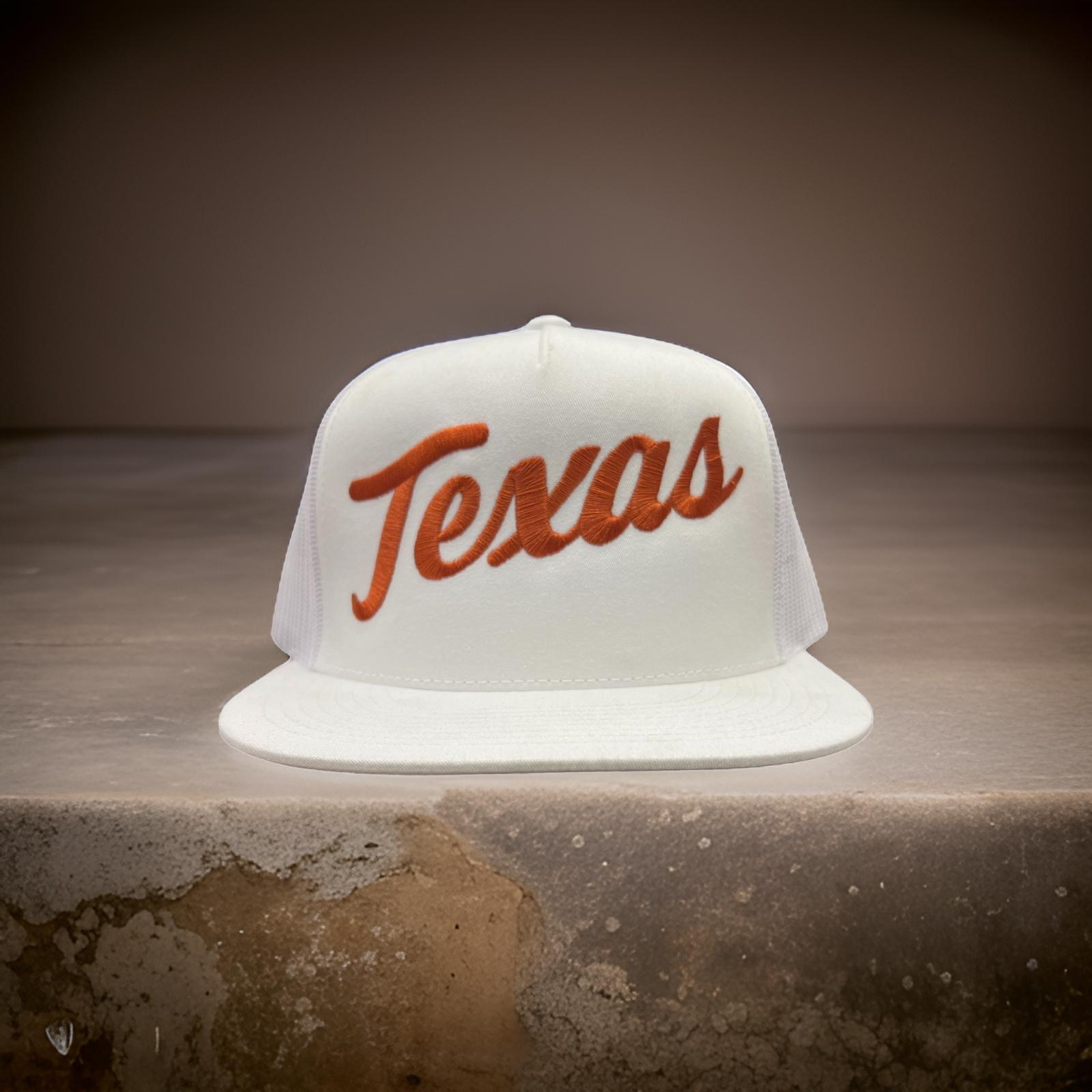 Texas Longhorns Large Script Embroidered Last Stand Hats