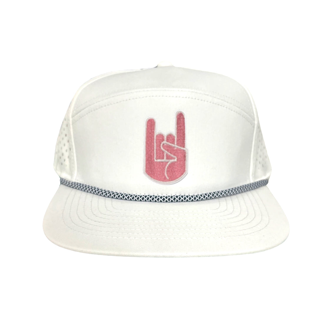 Texas Longhorns Pink Hook'Em Hand Embroidered Hats / UT9045 / MM