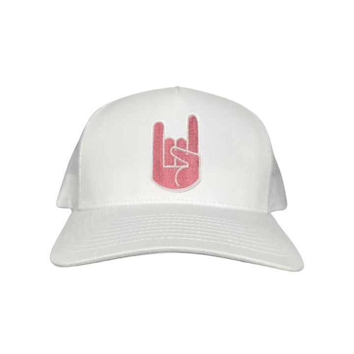 Texas Longhorns Pink Hook'Em Hand Embroidered Hats / UT9045 / MM