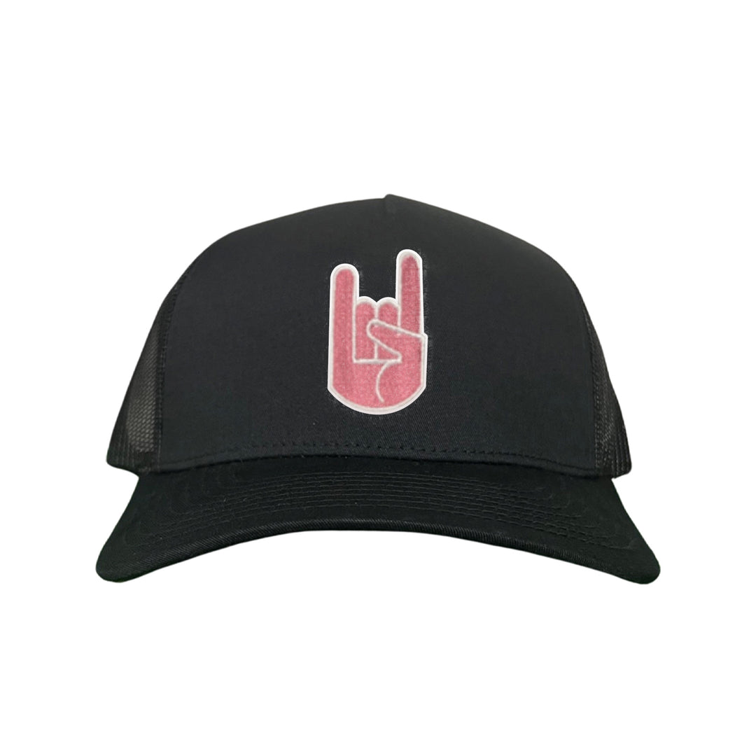 Texas Longhorns Pink Hook'Em Hand Embroidered Hats / UT9045 / MM