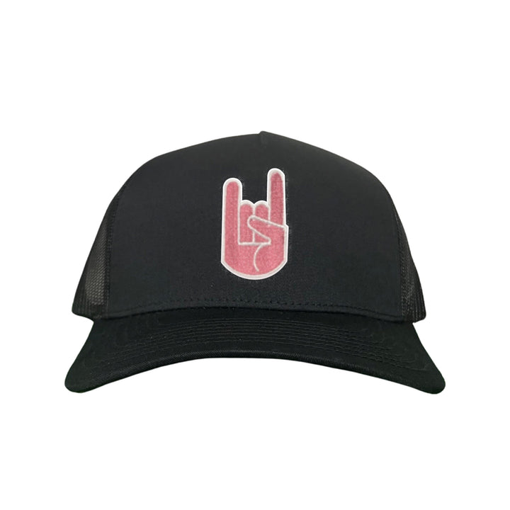 Texas Longhorns Pink Hook'Em Hand Embroidered Hats / UT9045 / MM