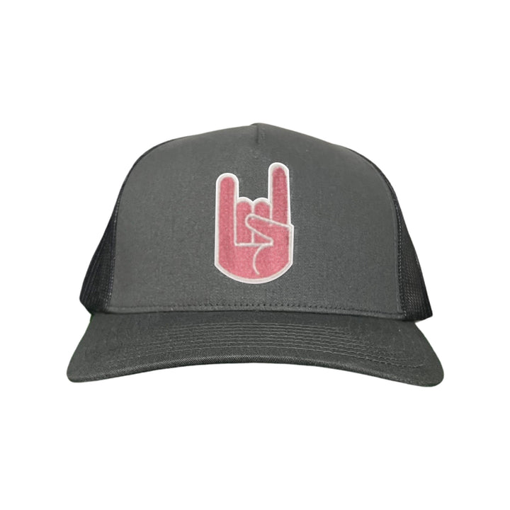 Texas Longhorns Pink Hook'Em Hand Embroidered Hats / UT9045 / MM