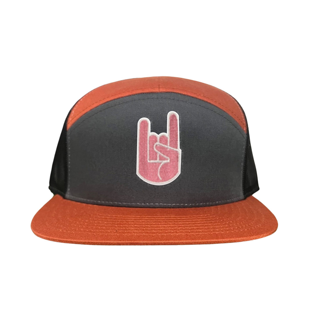 Texas Longhorns Pink Hook'Em Hand Embroidered Hats / UT9045 / MM