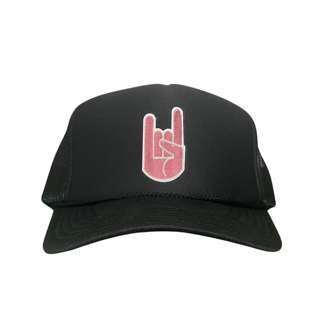 Texas Longhorns Pink Hook'Em Hand Embroidered Hats / UT9045 / MM