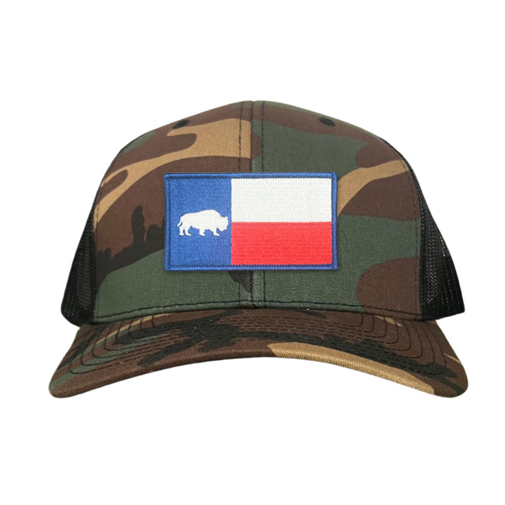 Last Stand / Bison Texas Flag / Hats / 018