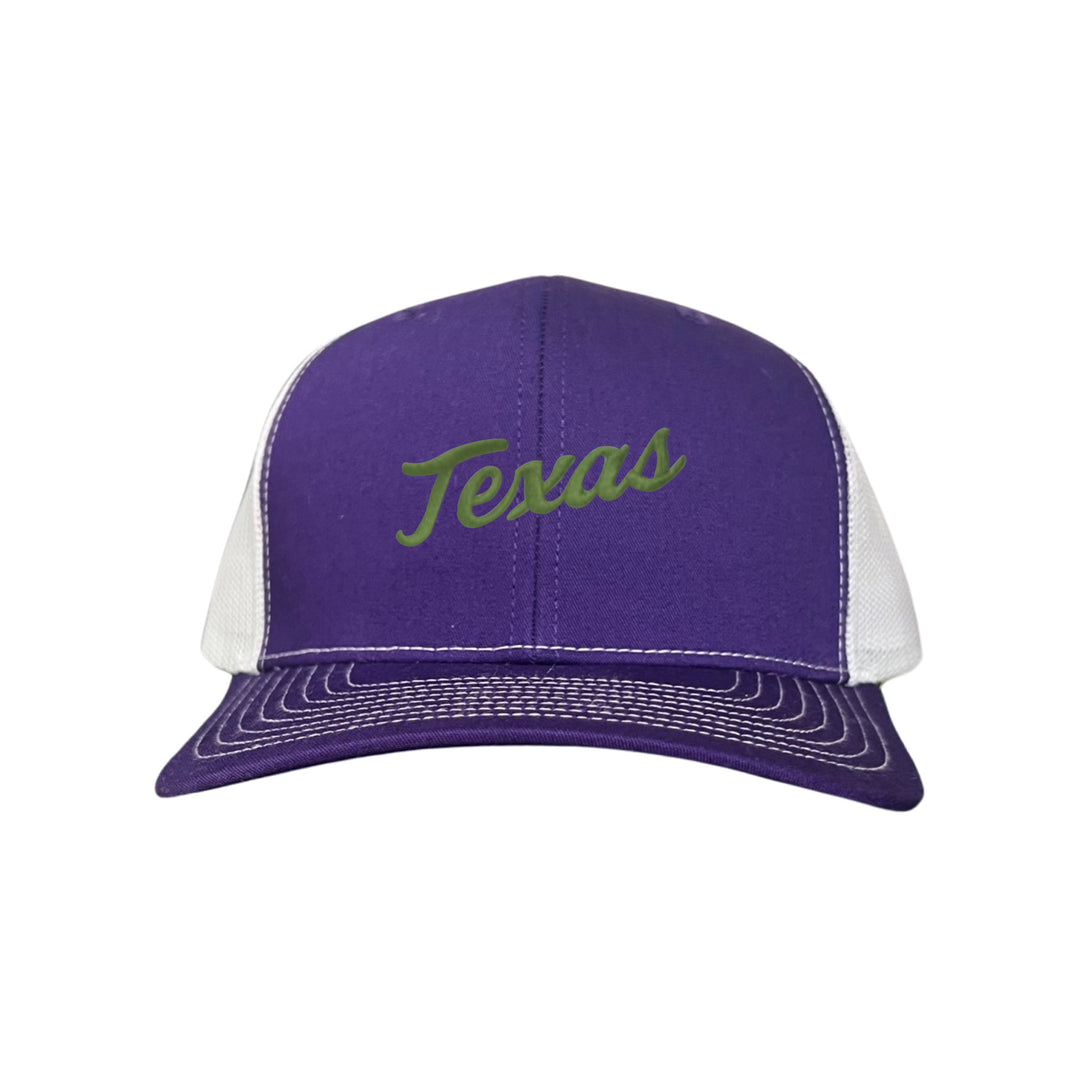 Texas Longhorns / Green Texas Script Retro / Dad Hat - 021 - CT