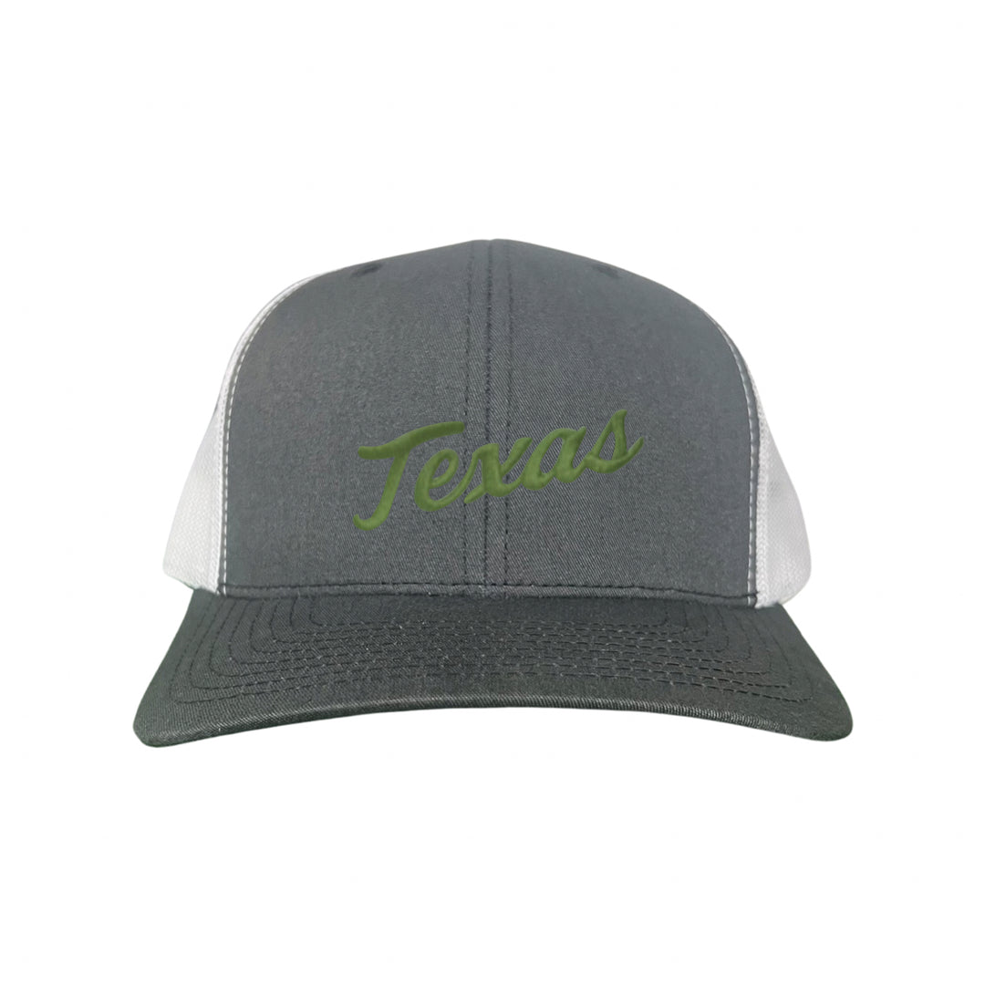 Texas Longhorns / Green Texas Script Retro / Dad Hat - 021 - CT