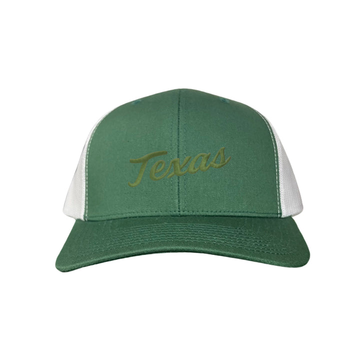 Texas Longhorns / Green Texas Script Retro / Dad Hat - 021 - CT