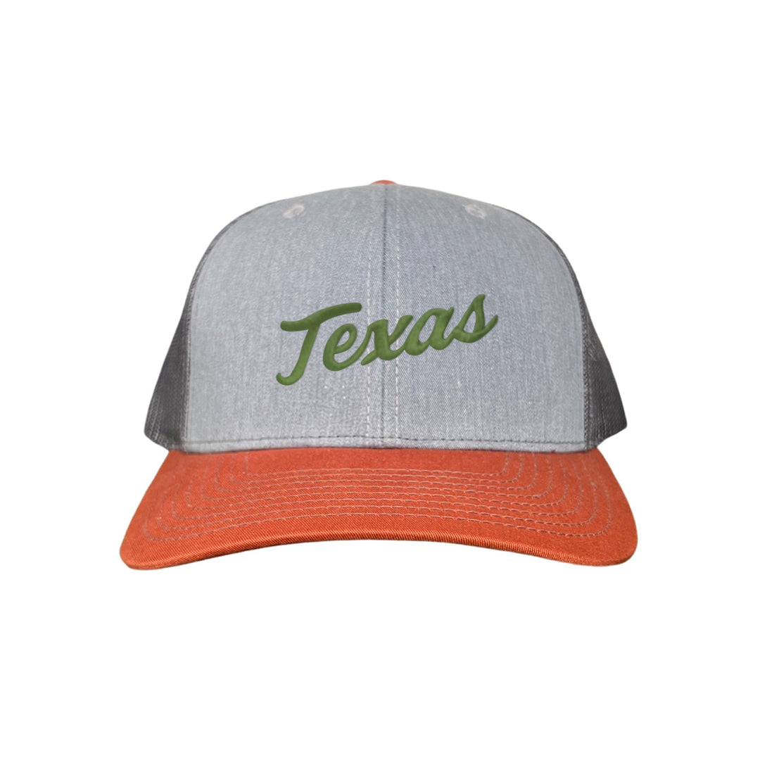Texas Longhorns / Green Texas Script Retro / Dad Hat - 021 - CT