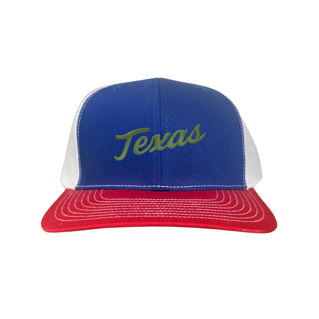 Texas Longhorns / Green Texas Script Retro / Dad Hat - 021 - CT