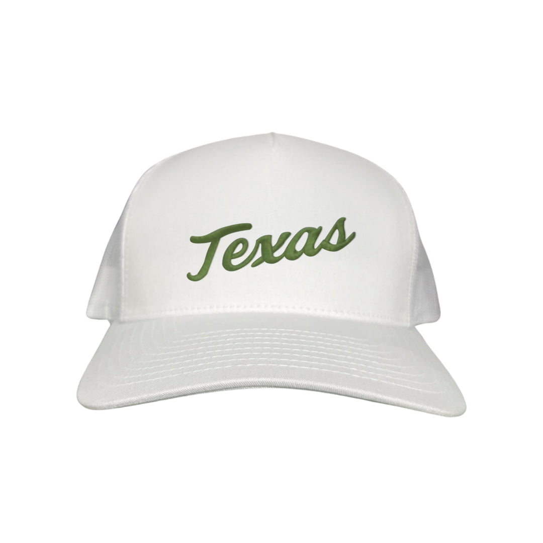 Texas Longhorns / Green Texas Script Retro / Dad Hat - 021 - CT