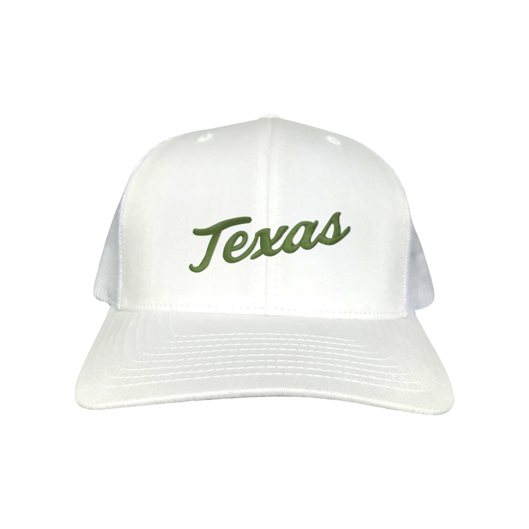 Texas Longhorns / Green Texas Script Retro / Dad Hat - 021 - CT