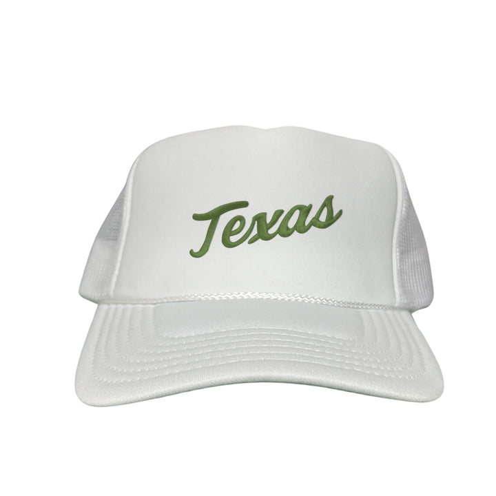 Texas Longhorns / Green Texas Script Retro / Dad Hat - 021 - CT