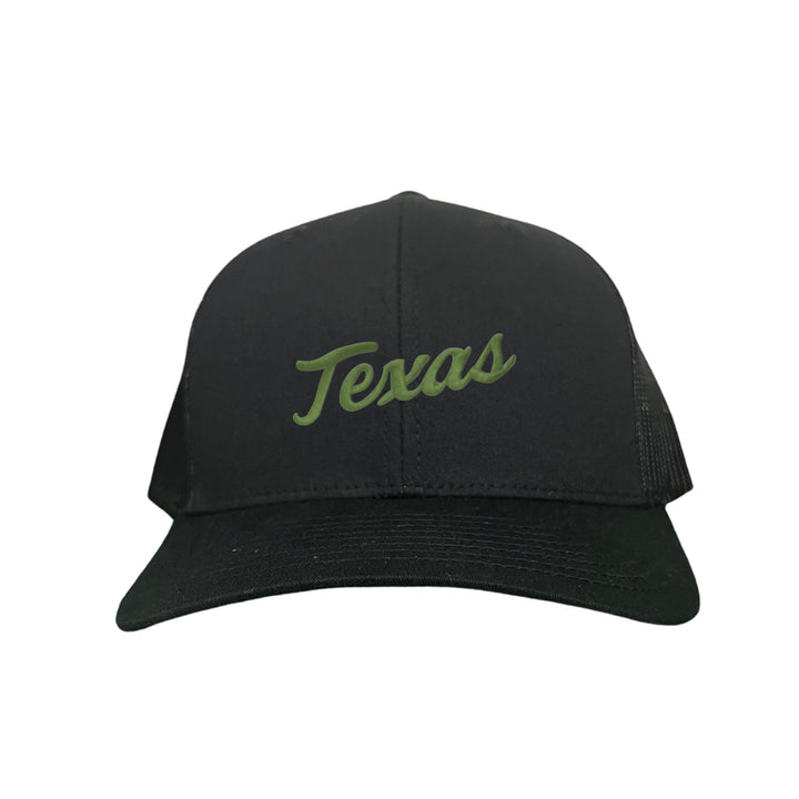 Texas Longhorns / Green Texas Script Retro / Dad Hat - 021 - CT