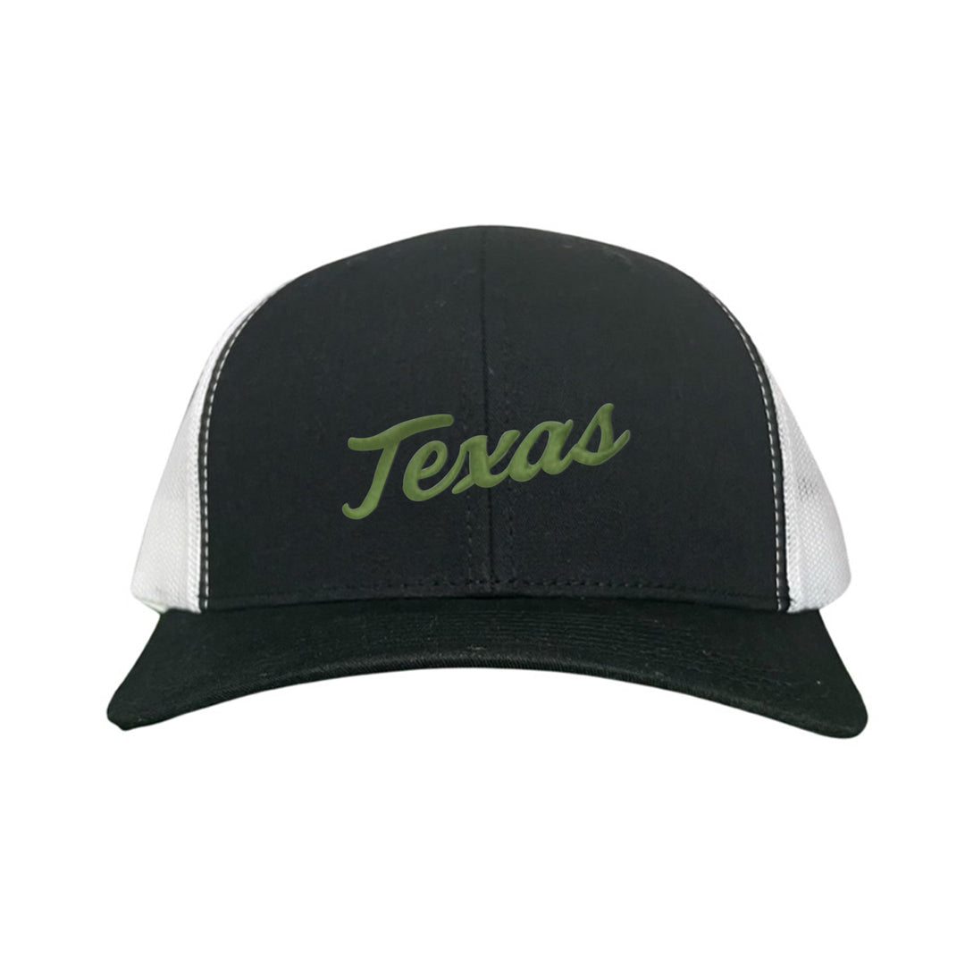 Texas Longhorns / Green Texas Script Retro / Dad Hat - 021 - CT