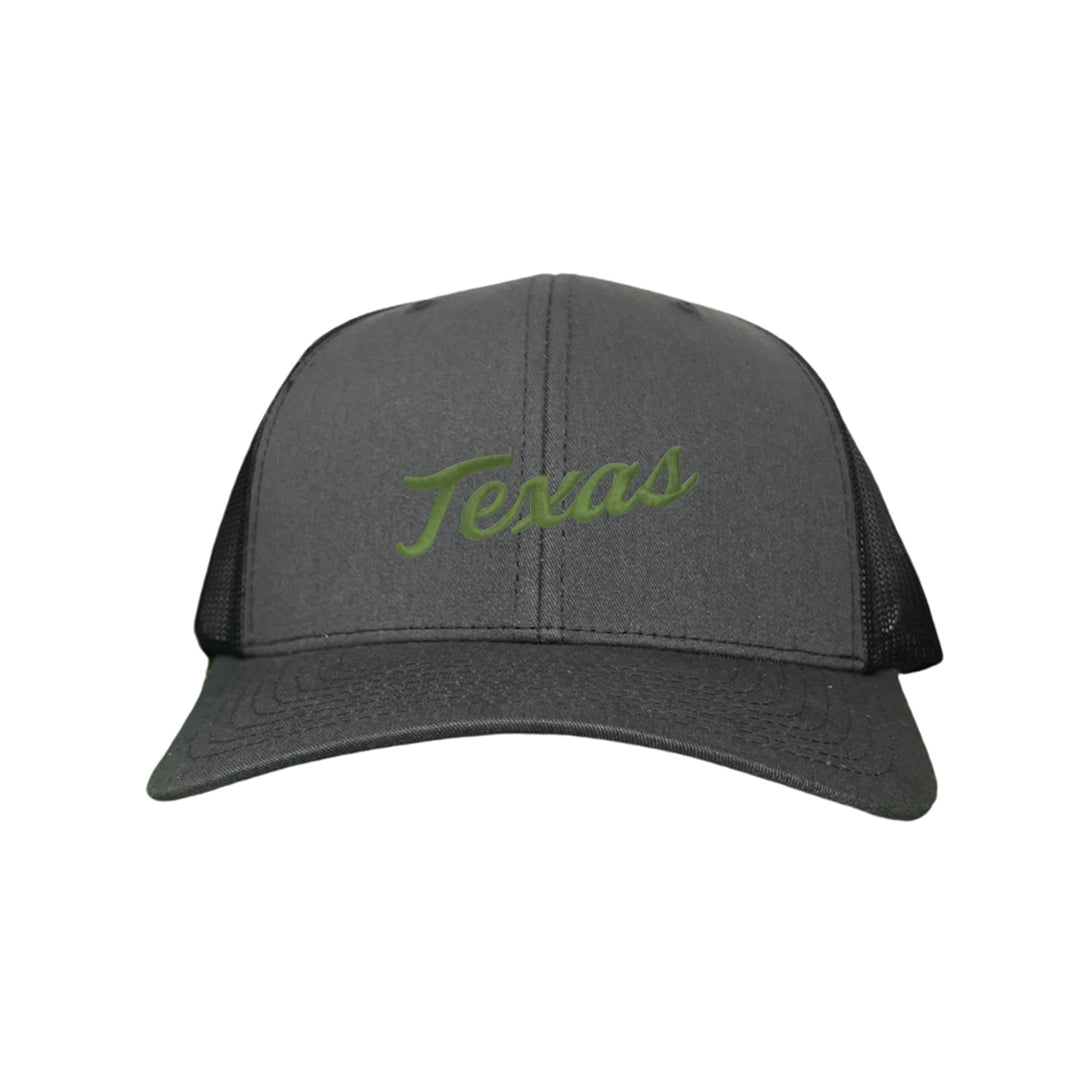 Texas Longhorns / Green Texas Script Retro / Dad Hat - 021 - CT