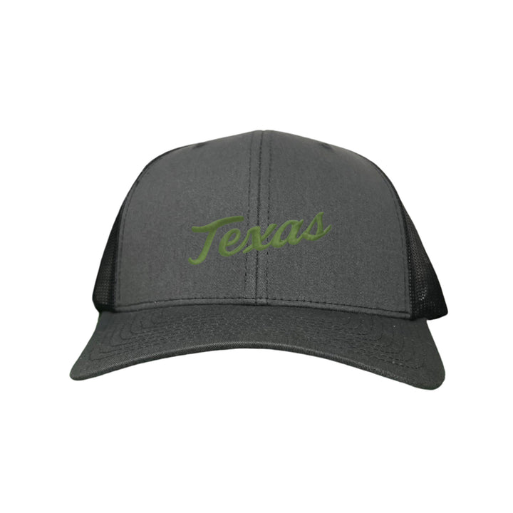 Texas Longhorns / Green Texas Script Retro / Dad Hat - 021 - CT