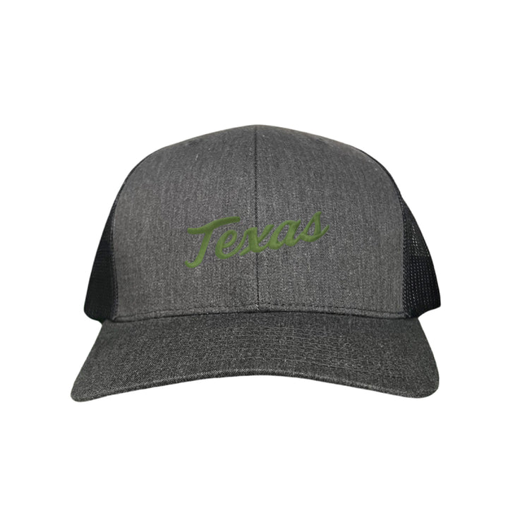 Texas Longhorns / Green Texas Script Retro / Dad Hat - 021 - CT