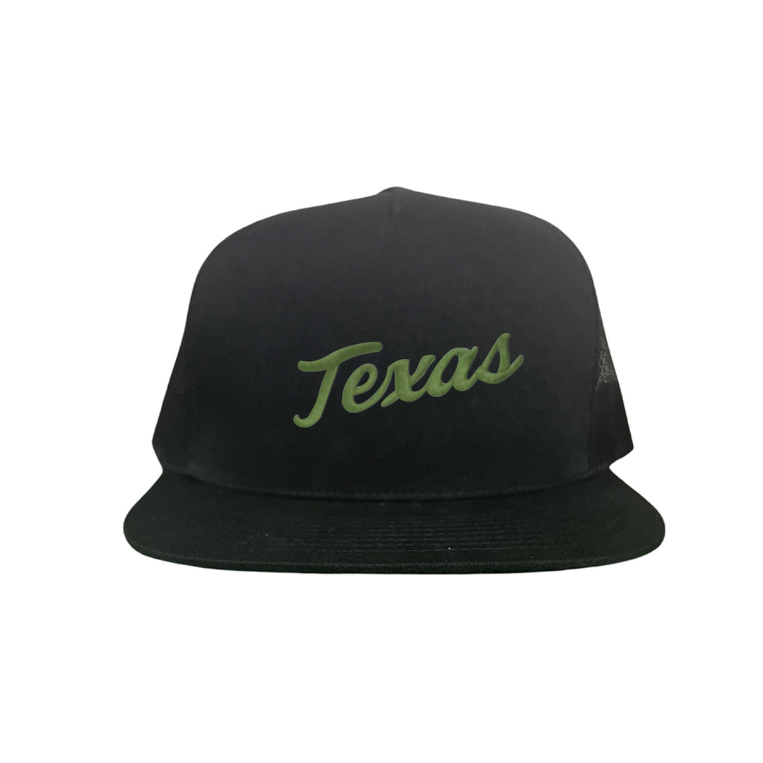 Texas Longhorns / Green Texas Script Retro / Dad Hat - 021 - CT
