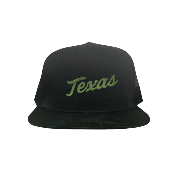 Texas Longhorns / Green Texas Script Retro / Dad Hat - 021 - CT
