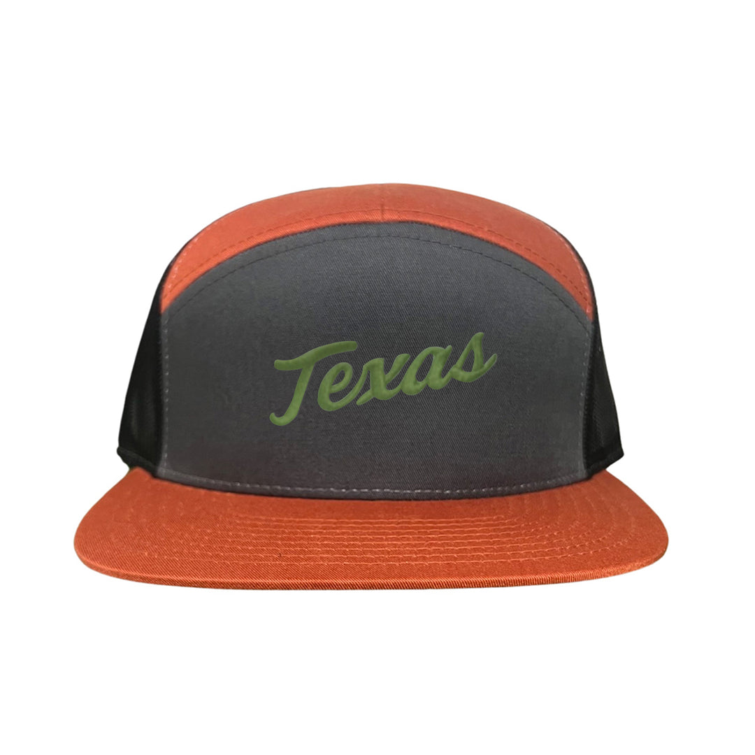 Texas Longhorns / Green Texas Script Retro / Dad Hat - 021 - CT