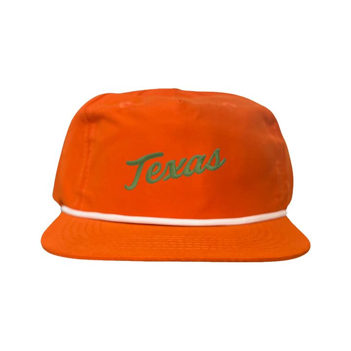 Texas Longhorns / Green Texas Script Retro / Dad Hat - 021 - CT