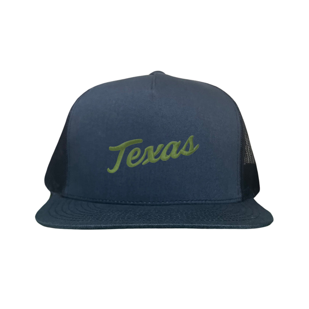 Texas Longhorns / Green Texas Script Retro / Dad Hat - 021 - CT