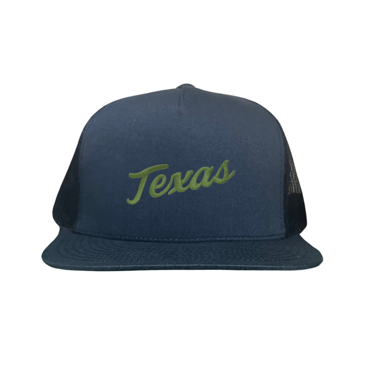 Texas Longhorns / Green Texas Script Retro / Dad Hat - 021 - CT