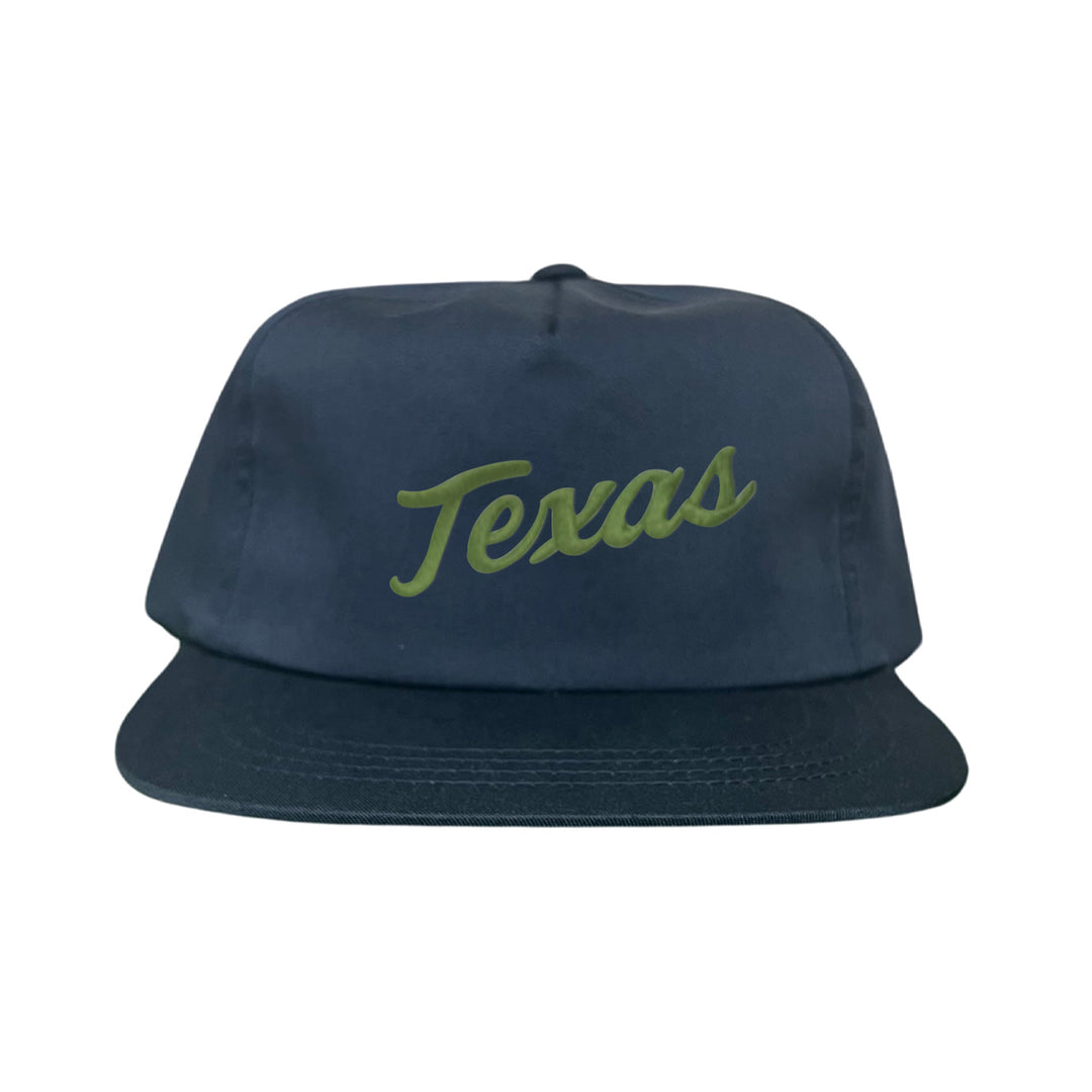 Texas Longhorns / Green Texas Script Retro / Dad Hat - 021 - CT