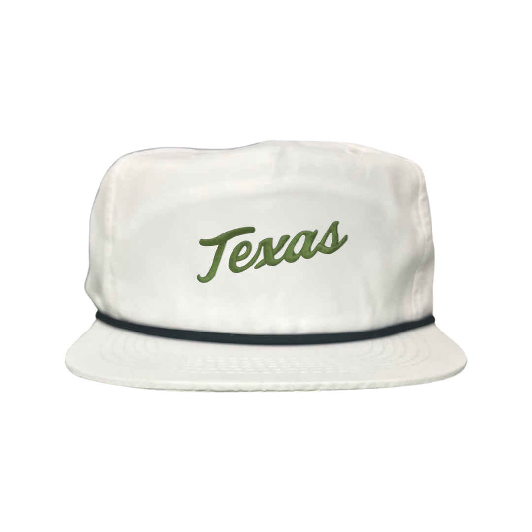 Texas Longhorns / Green Texas Script Retro / Dad Hat - 021 - CT
