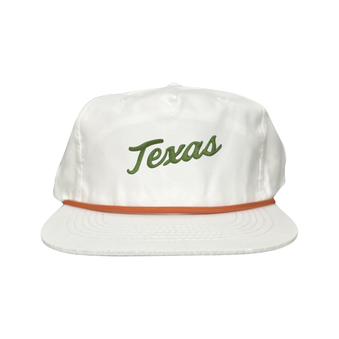 Texas Longhorns / Green Texas Script Retro / Dad Hat - 021 - CT