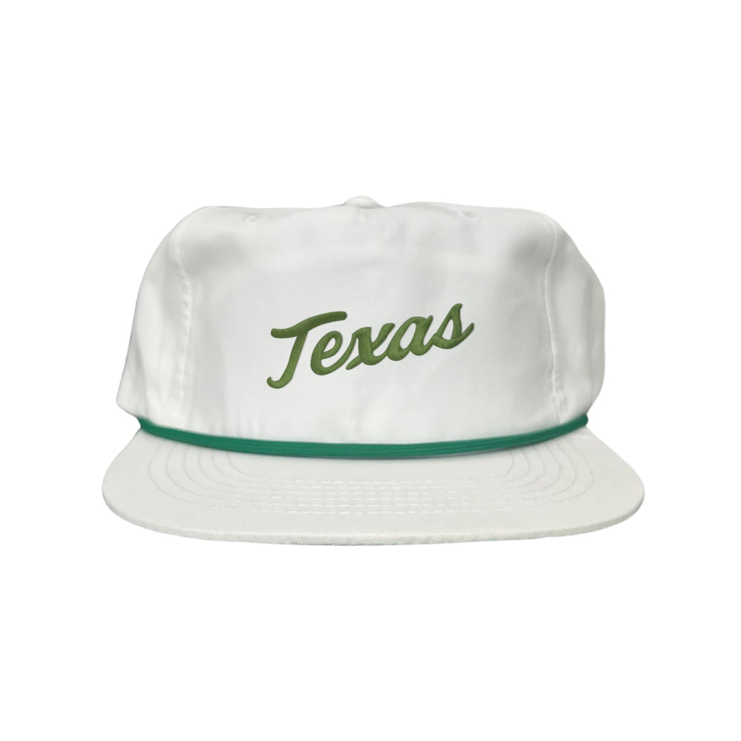 Texas Longhorns / Green Texas Script Retro / Dad Hat - 021 - CT