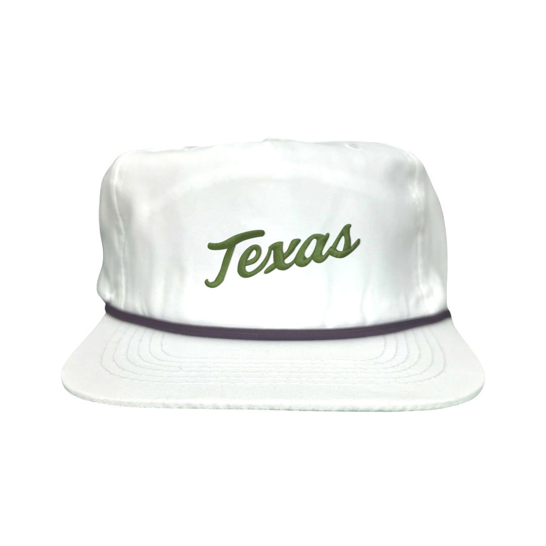 Texas Longhorns / Green Texas Script Retro / Dad Hat - 021 - CT