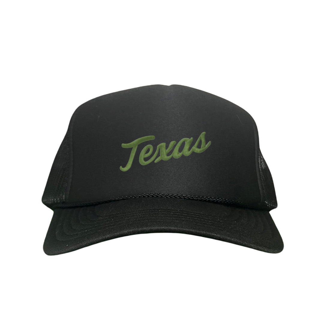 Texas Longhorns / Green Texas Script Retro / Dad Hat - 021 - CT