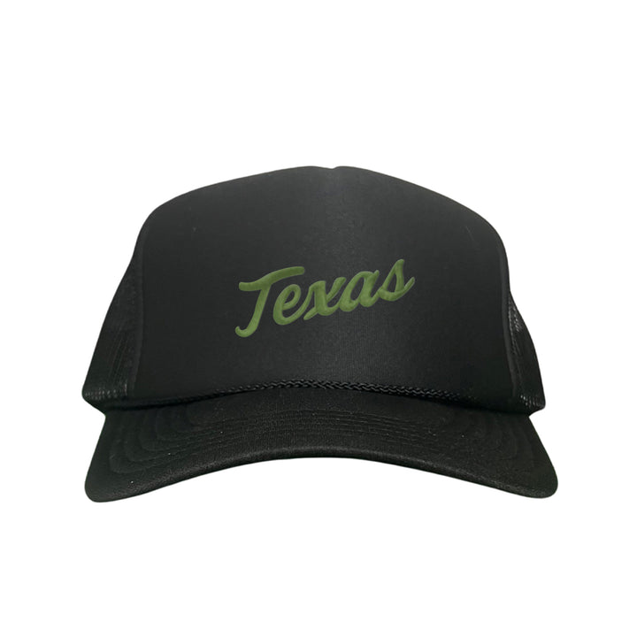 Texas Longhorns / Green Texas Script Retro / Dad Hat - 021 - CT