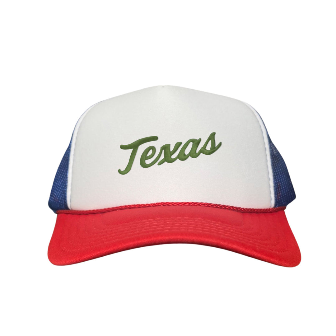 Texas Longhorns / Green Texas Script Retro / Dad Hat - 021 - CT