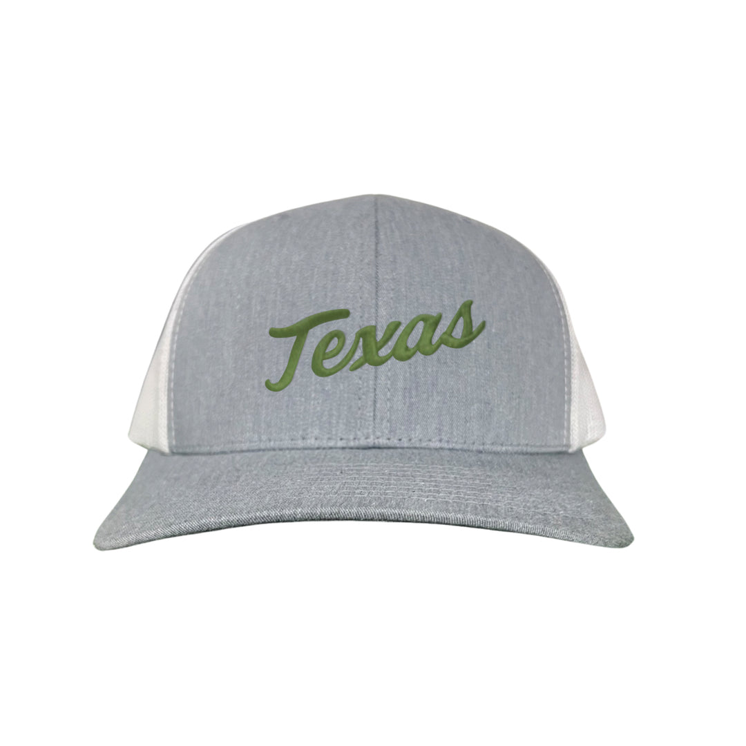 Texas Longhorns / Green Texas Script Retro / Dad Hat - 021 - CT