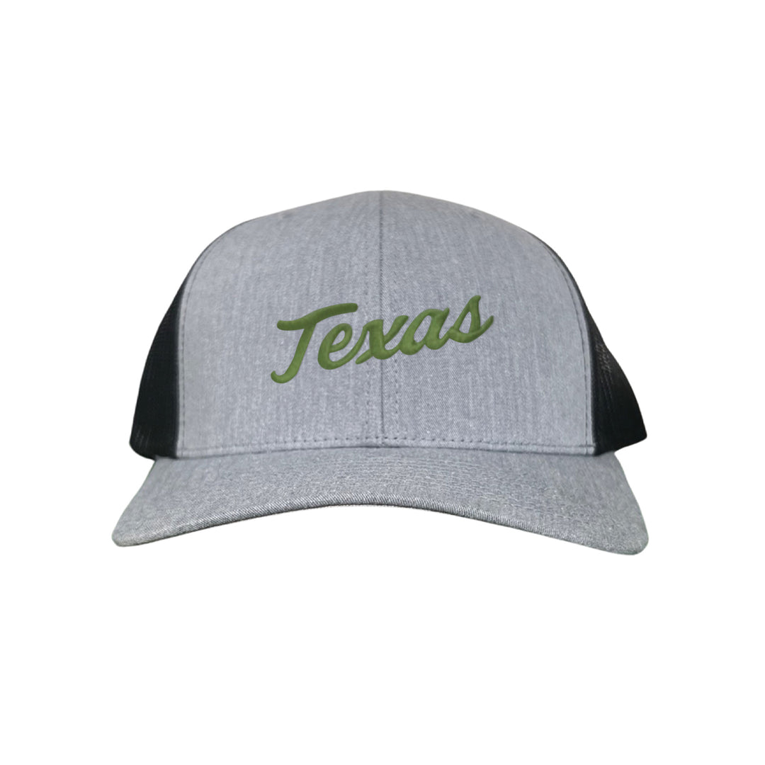 Texas Longhorns / Green Texas Script Retro / Dad Hat - 021 - CT