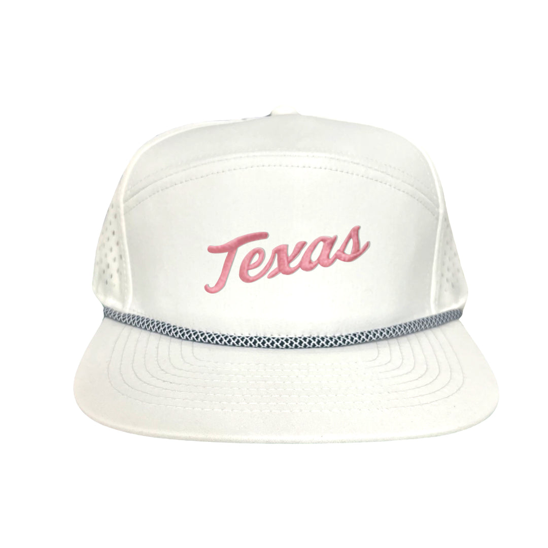 Texas Longhorns / Pink Texas Script Retro / Dad Hat - 021 - CT