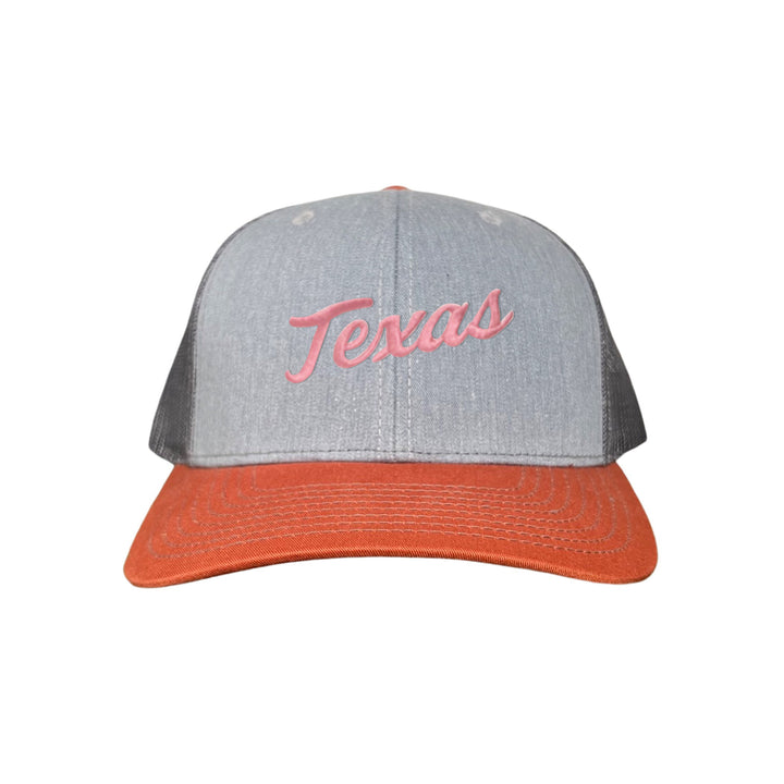 Texas Longhorns / Pink Texas Script Retro / Dad Hat - 021 - CT