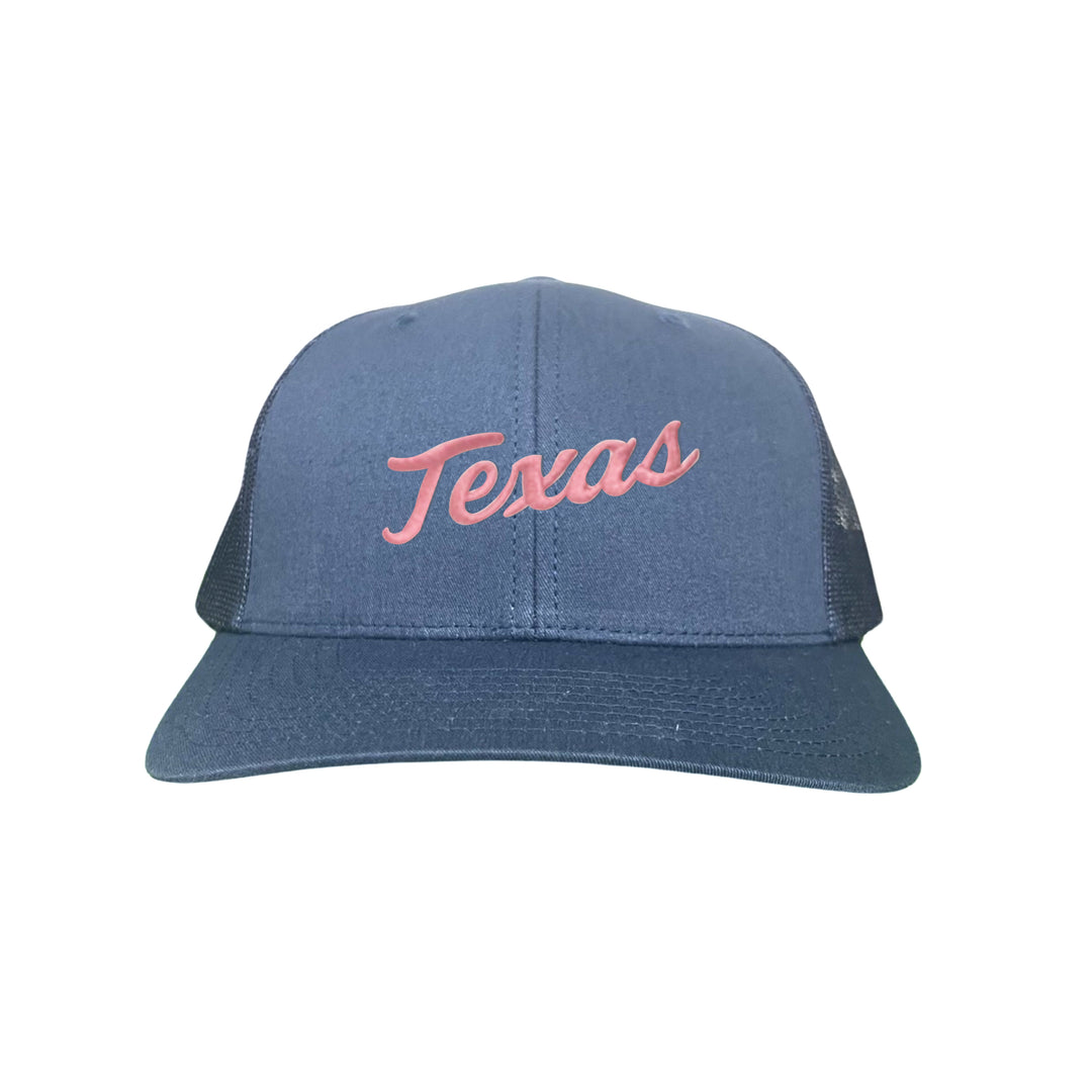 Texas Longhorns / Pink Texas Script Retro / Dad Hat - 021 - CT