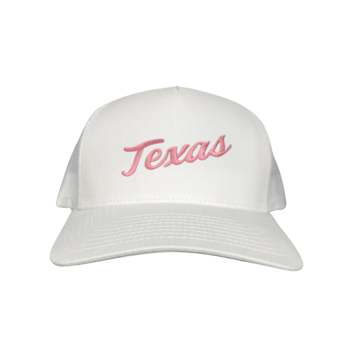 Texas Longhorns / Pink Texas Script Retro / Dad Hat - 021 - CT