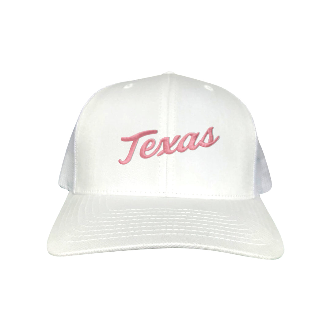 Texas Longhorns / Pink Texas Script Retro / Dad Hat - 021 - CT