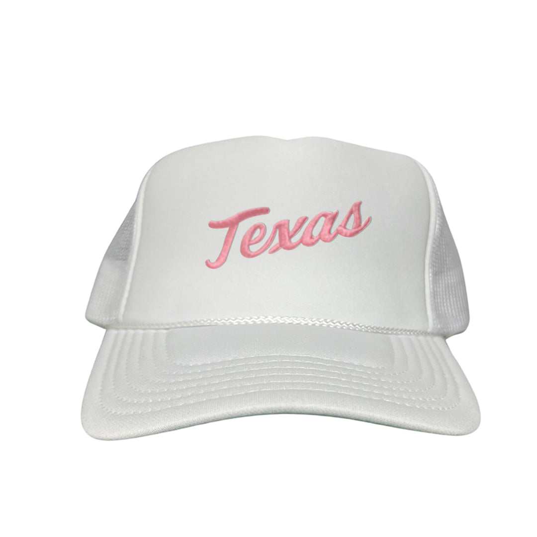 Texas Longhorns / Pink Texas Script Retro / Dad Hat - 021 - CT