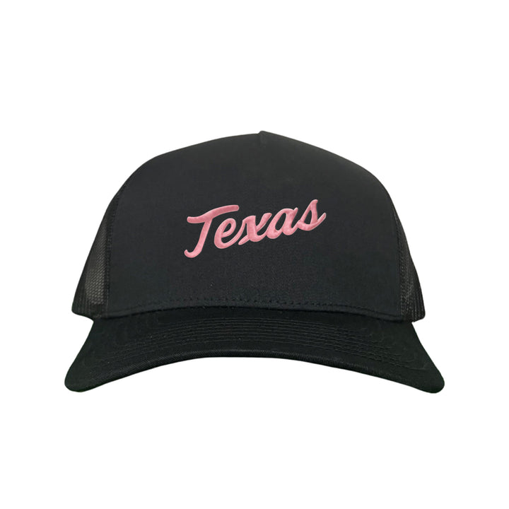 Texas Longhorns / Pink Texas Script Retro / Dad Hat - 021 - CT