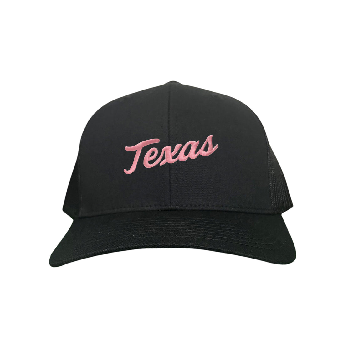 Texas Longhorns / Pink Texas Script Retro / Dad Hat - 021 - CT