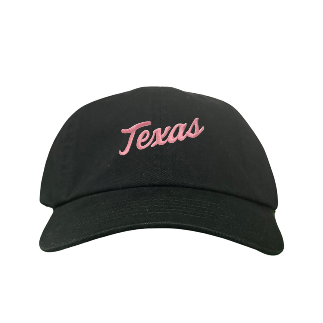Texas Longhorns / Pink Texas Script Retro / Dad Hat - 021 - CT