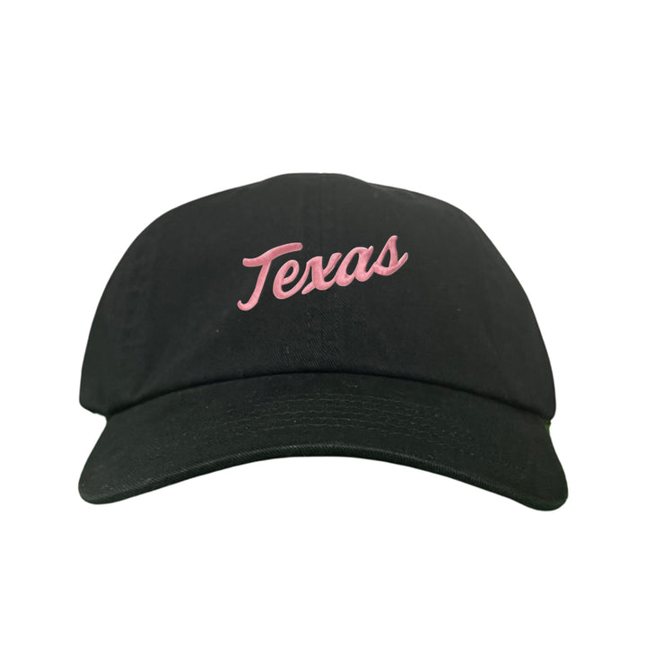 Texas Longhorns / Pink Texas Script Retro / Dad Hat - 021 - CT