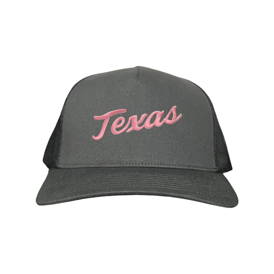 Texas Longhorns / Pink Texas Script Retro / Dad Hat - 021 - CT